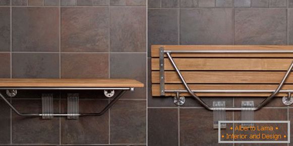 Skladacia lavica pre sprchovací kút