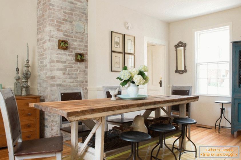 12 spôsobov, ako pridať rustikálne motívy do interiéru vašej jedálne