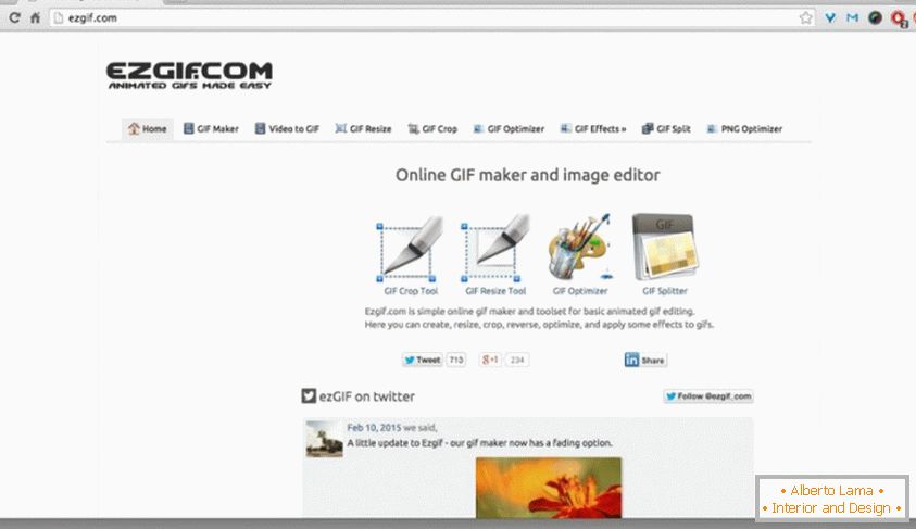 Online tvorca GIF a editor obrázkov