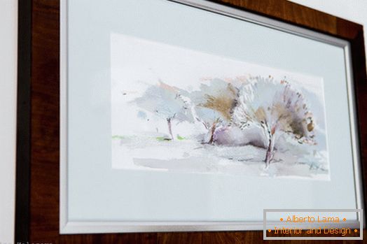Maľba s obrázkami stromov
