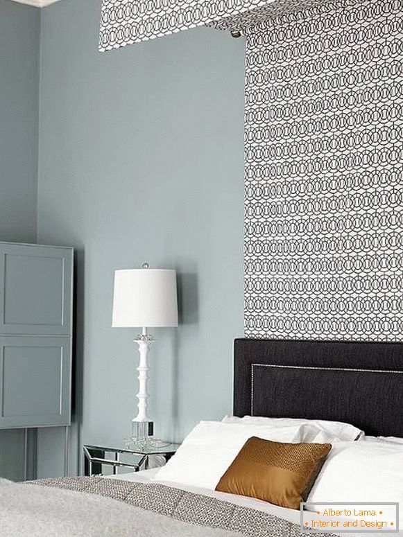 Baldakhin ako dekoráciu steny v spálni