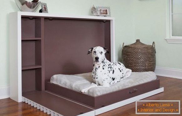 Skladacia posteľ pre psa