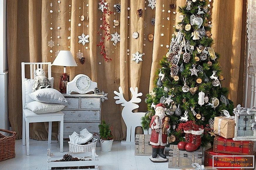 Vianočné dekorácie interiérov