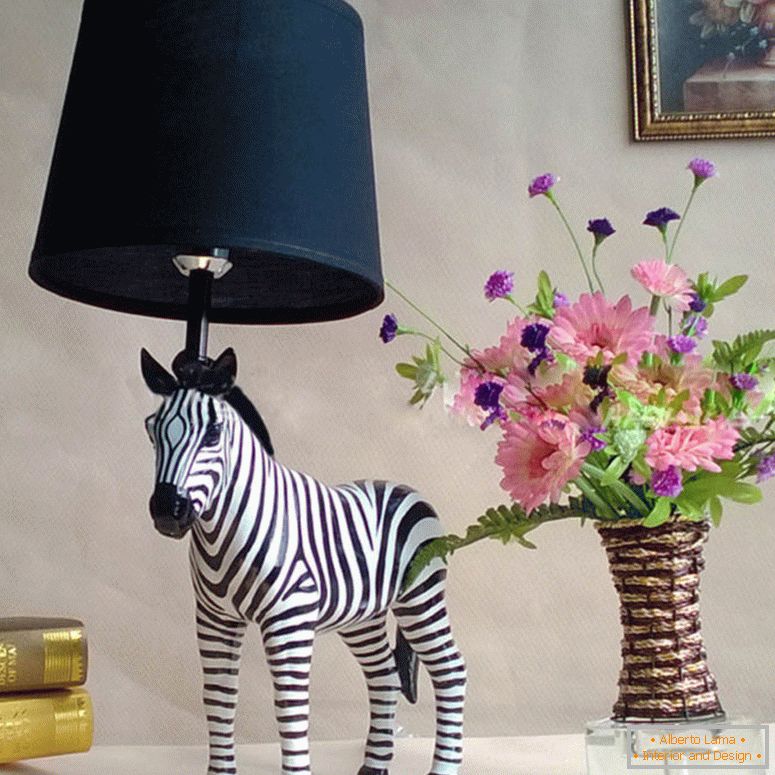 Creative zebra-stolová lampa, E27, stolová lampa-to-štúdium-izbový-home-dekor-table-body-and-odtieň