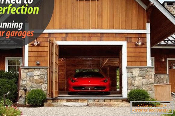 Luxusná garáž pre luxusné auto