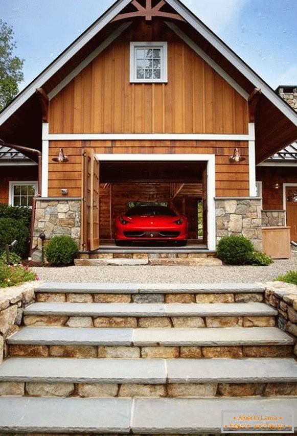 Klasická garáž pre auto