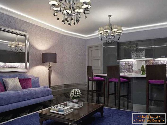 Luxusná obývacia izba