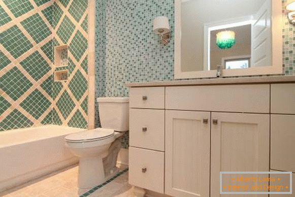Krásny kúpeľňový dekor s dlaždicami - fotky najlepších nápadov