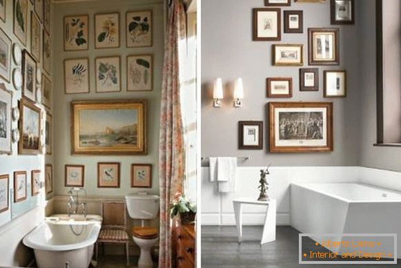 Obrazy ako dekorácie do kúpeľne