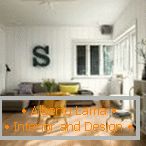 Kreatívny dizajn obývacej izby