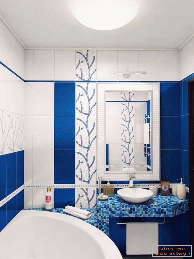 Dizajn kúpeľne s WC v 1 izbovom apartmáne Chrushchevka