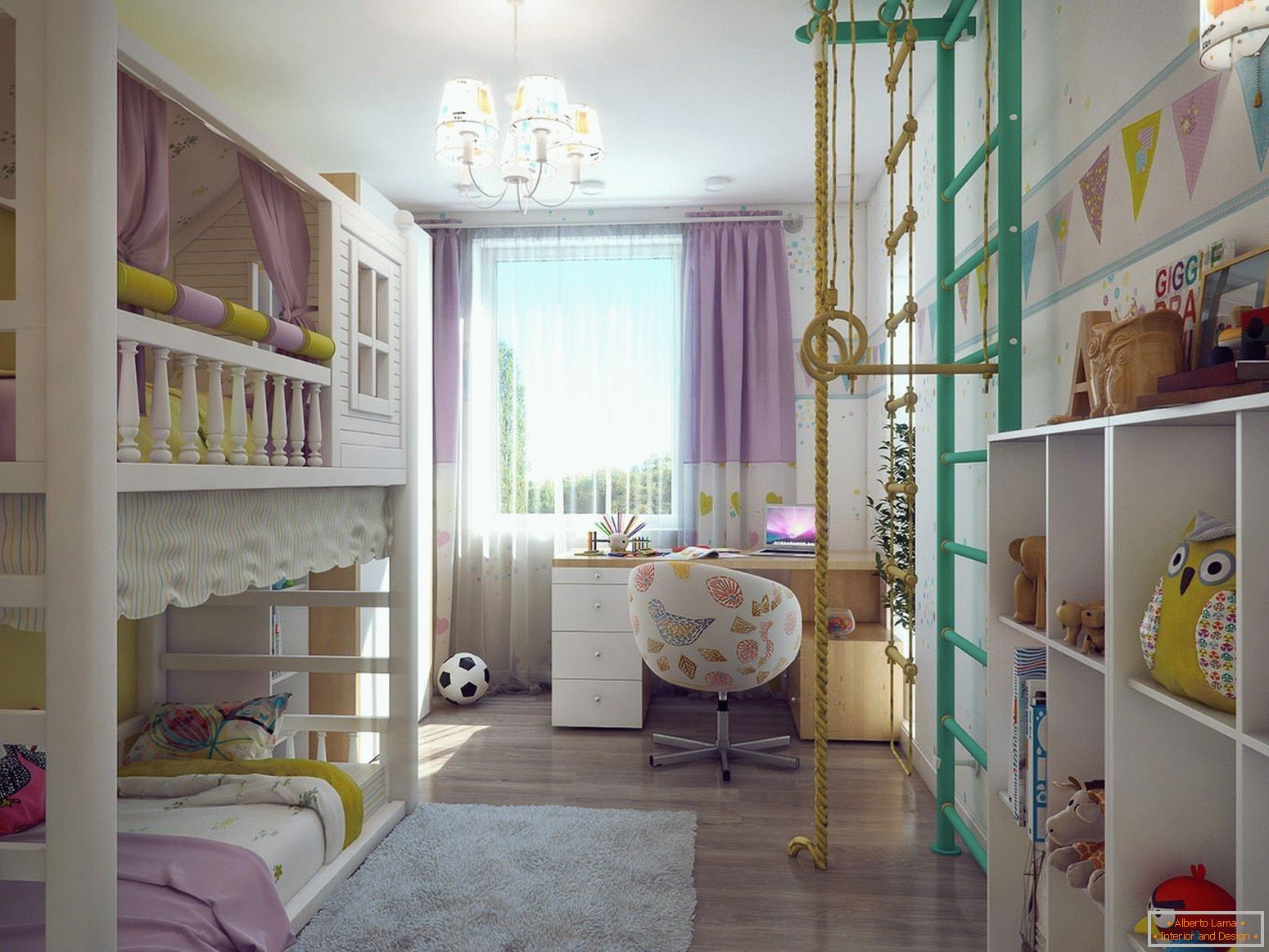 Detská izba pre dve deti
