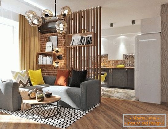 interiérový dizajn dvojizbového bytu, foto 12