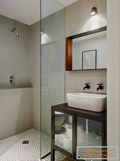 Štýlový dizajn v malej kúpeľni