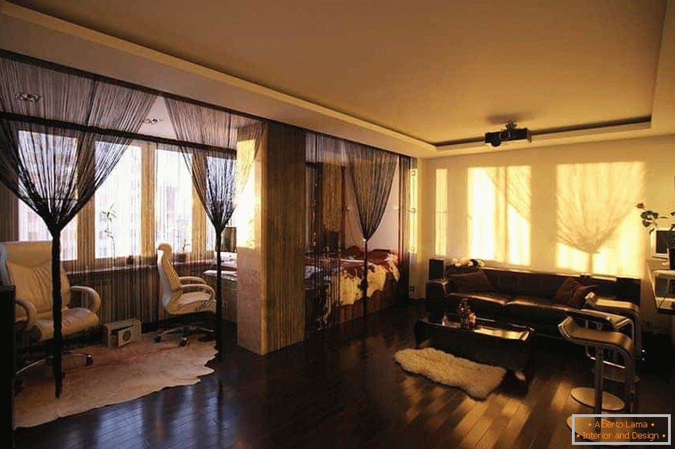 Štúdiový apartmán s obývacou izbou a obývacou izbou