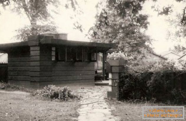 Návrh mini-domu Frank Lloyda, 1935