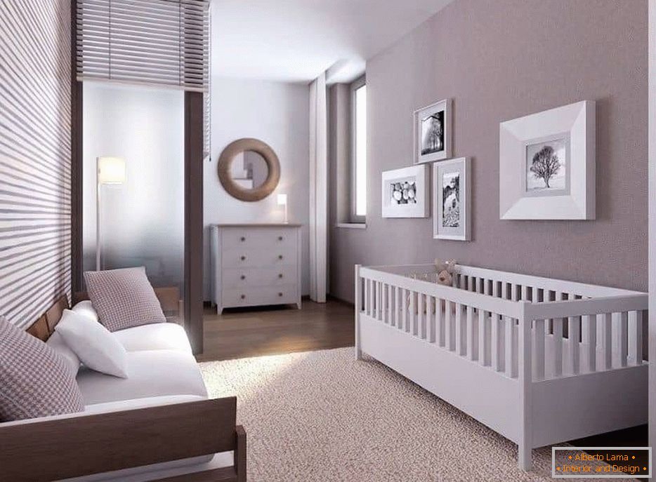 Jeden izbový apartmán pre rodinu s dieťaťom