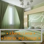 Interiér zelenej spálne в стиле модерн