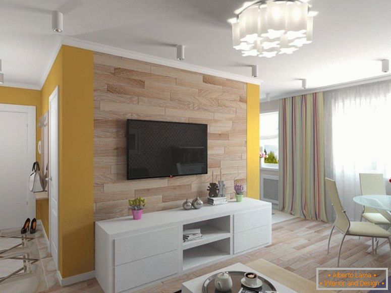 Dekorácia miestnosti s dekoráciou dreva