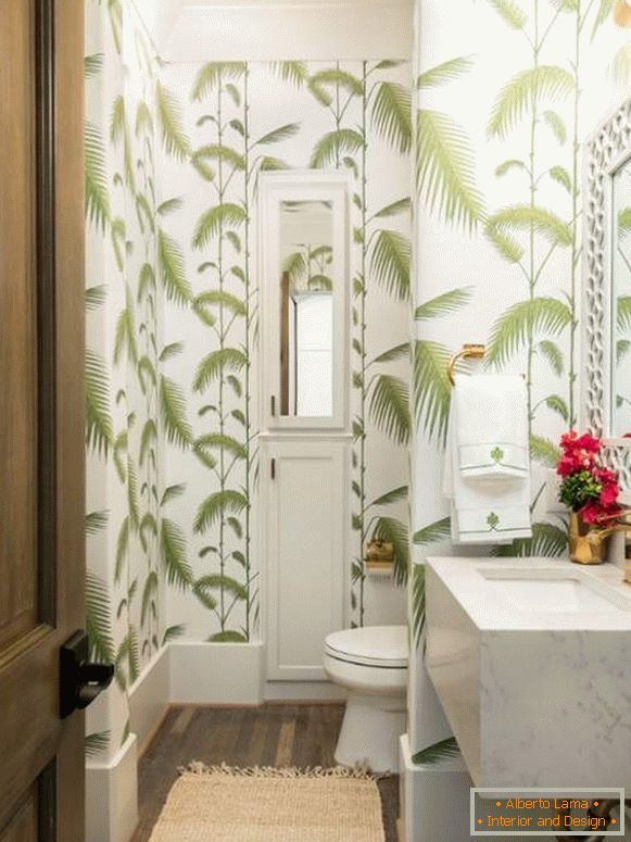Krásny dizajn toalety - foto moderné nápady 2017 tapetu
