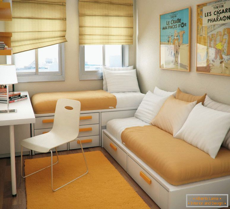 voľný interiér-dizajn-pre-malé-apartmány s-minimalistický-byt-dizajn-pre-malý-spálňa-interiérový dizajn