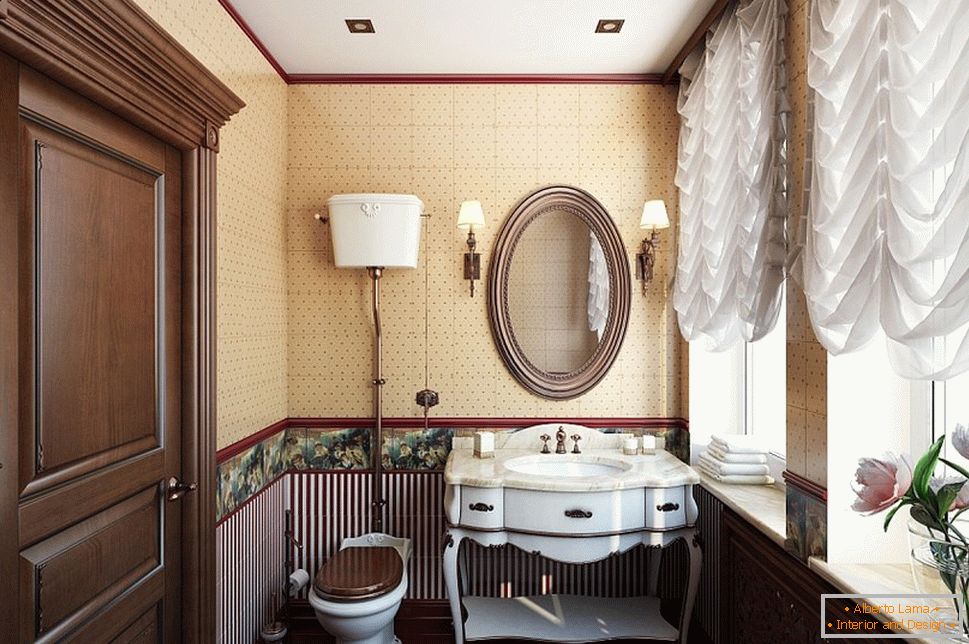 Interiér kúpeľne v barokovom štýle