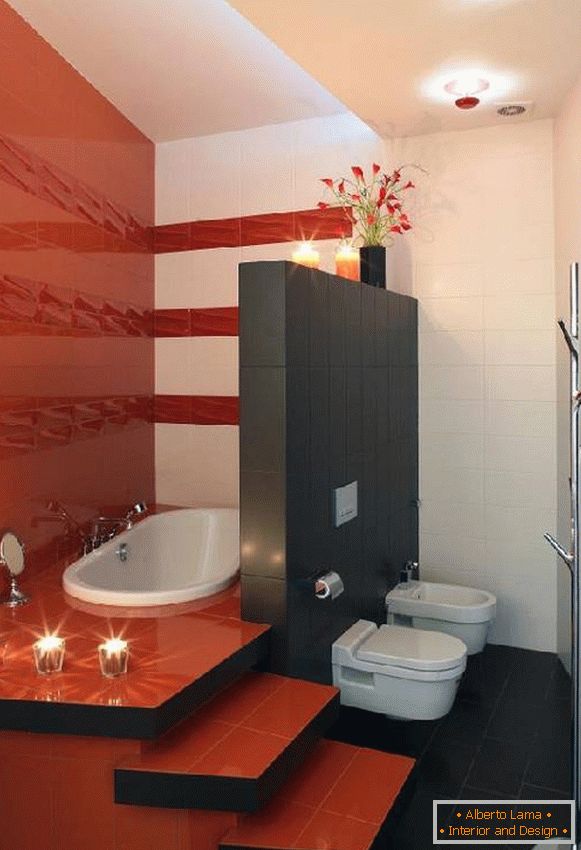 dizajn kúpeľne s toaletou a práčkou, foto 44