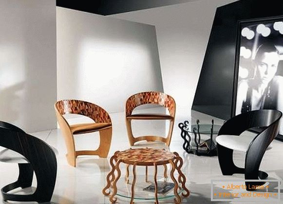dizajnérske stoličky, foto 1