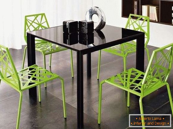 dizajnérske kovové stoličky, foto 43