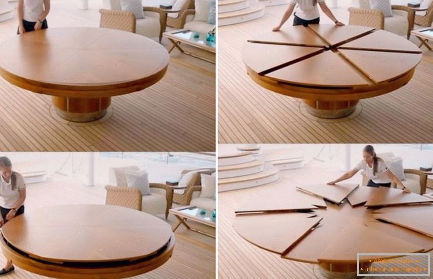 Super skladací jedálenský stôl