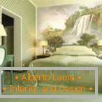 Interiér laminátovej spálne