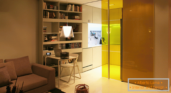 Futuristický štýl v interiéri bytu