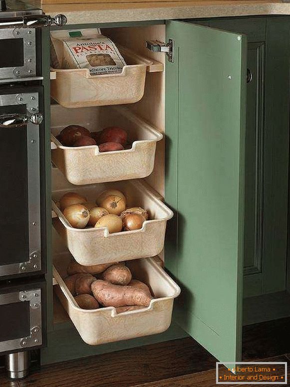 Ako uchovávať zeleninu v kuchyni - boxy a kontajnery
