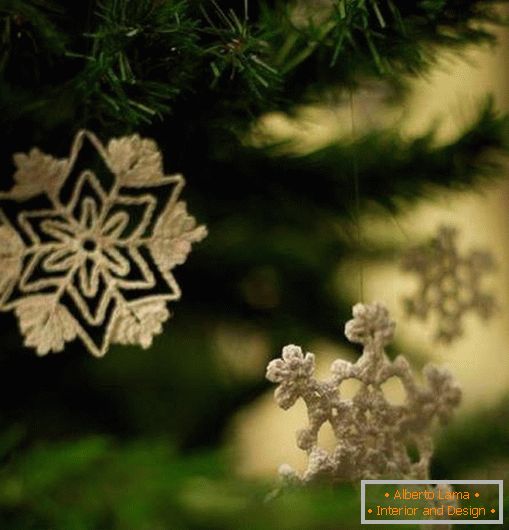Pletené hračky na vianočný stromček