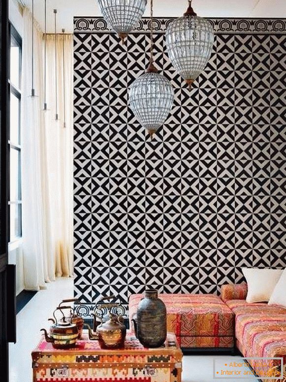Moroccan-decor-in-obývacia izba