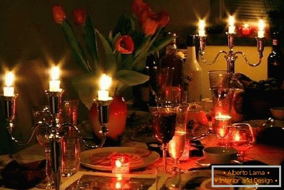 nápady dekorácie pre romantický večer, foto 4