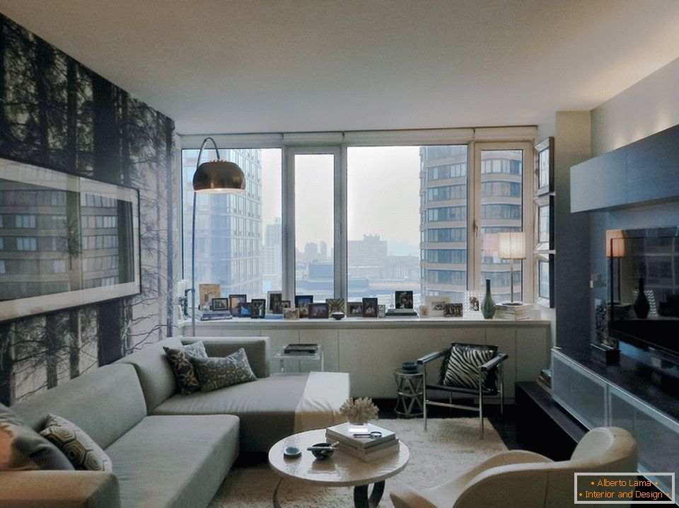 Obývacia izba na Manhattane