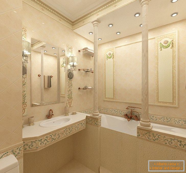 Kúpeľňa s keramickou dlažbou