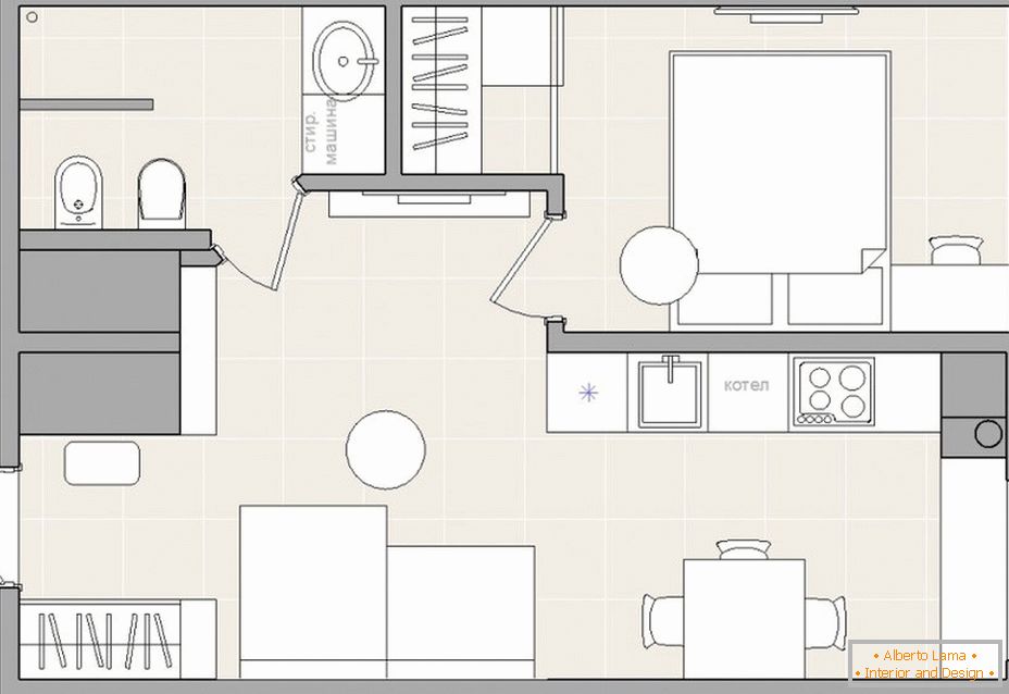 Plánujte malý 2-izbový byt