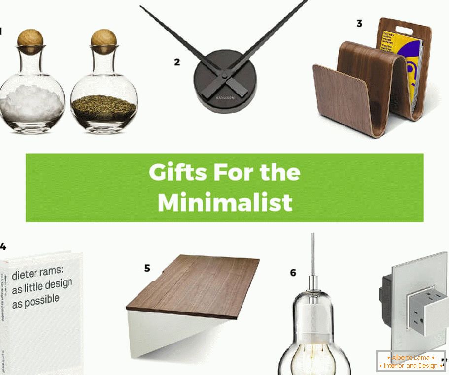 Zaujímavé myšlienky darčekov v štýle minimalizmu