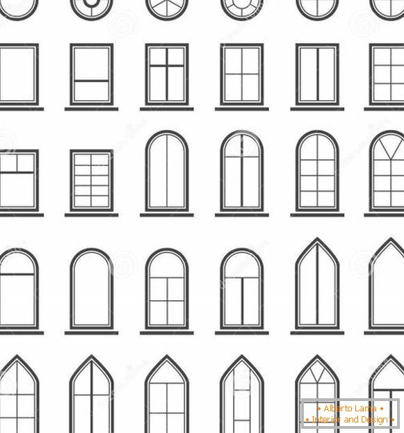 Ktoré okná sú lepšie - vyberte tvar okien pre dom
