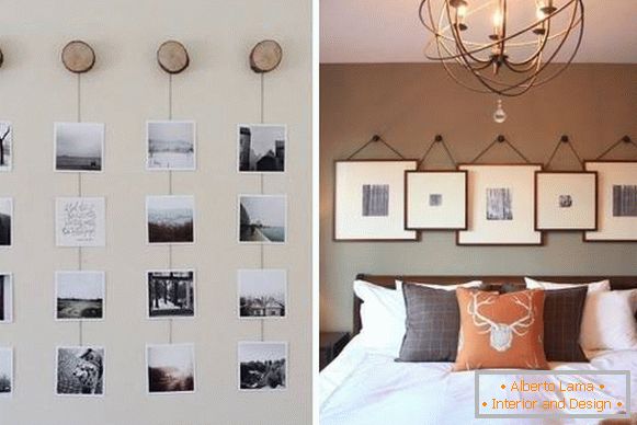Krásne fotografie na stene - zaujímavý dizajn miestnosti