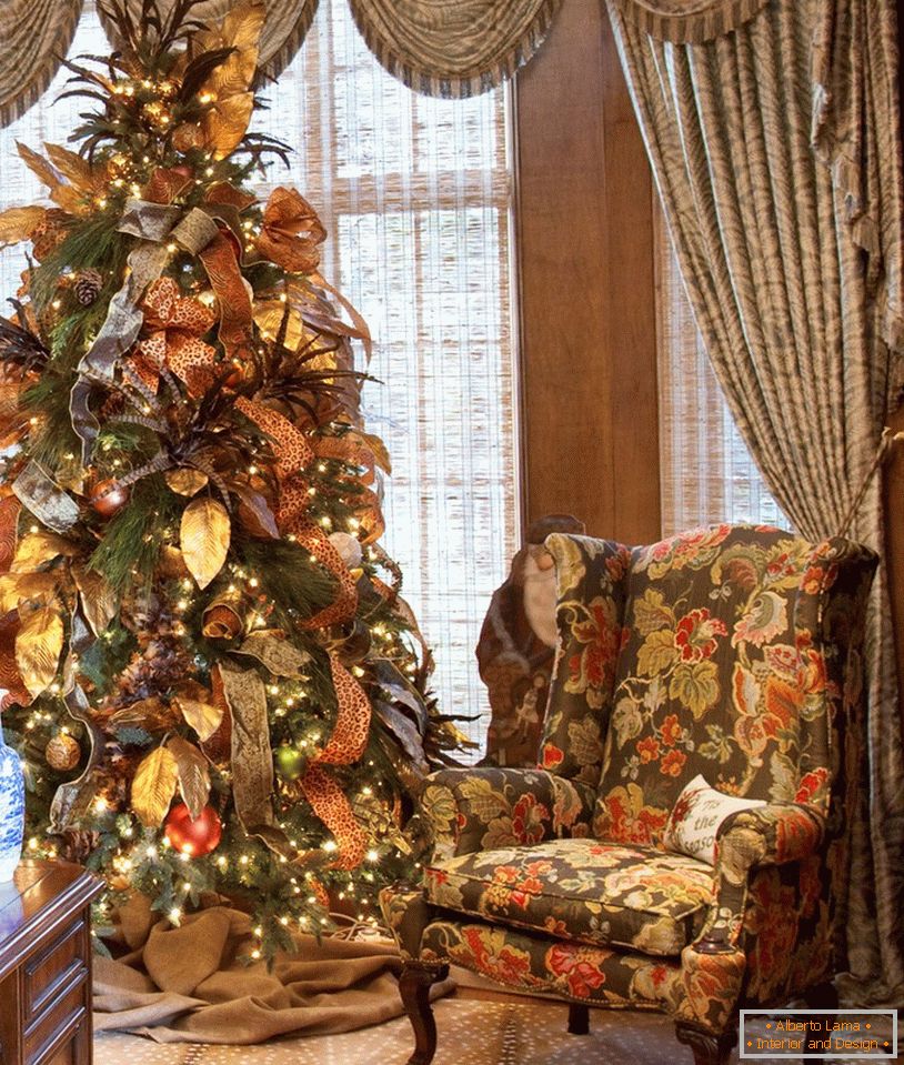 Neobvyklý dekor vianočného stromčeka
