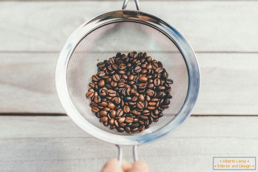 Ideálne vyprážané kávové zrná