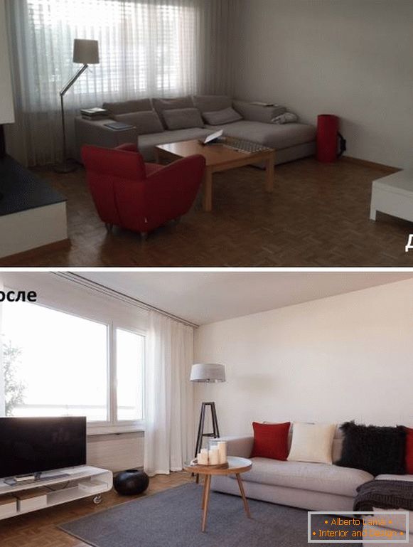 Ako krásne usporiadať nábytok v hale - fotografie pred a po