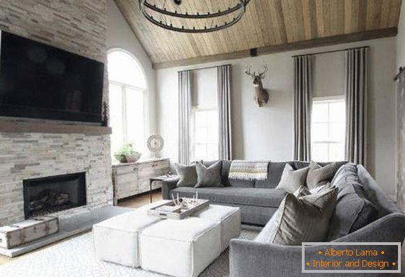 Krásna izba vo vašom dome - kombinácia materiálov a štýlov v interiéri