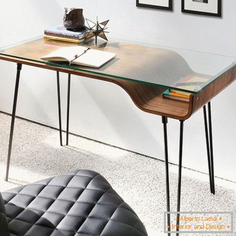 Sklenený psací stôl, foto 11