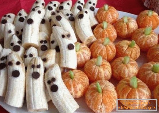 Slávnostné ovocie pre Halloween