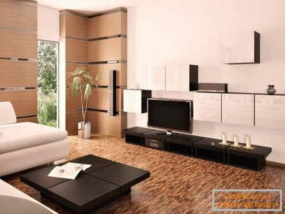 Interiérový dizajn dvojizbového bytu v štýle minimalizmu - výber fotografií
