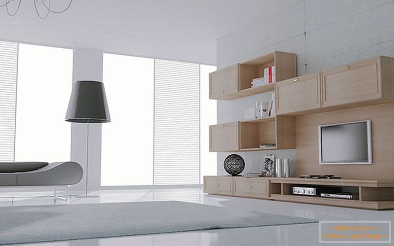 Obývacia izba v minimalistickom štýle